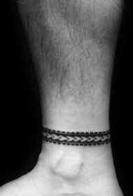 脚环cq9电子 脚踝处的9款黑色脚环cq9电子作品制图片