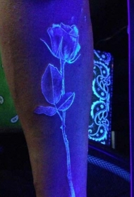 时尚绚丽的玫瑰花荧光cq9电子制图案